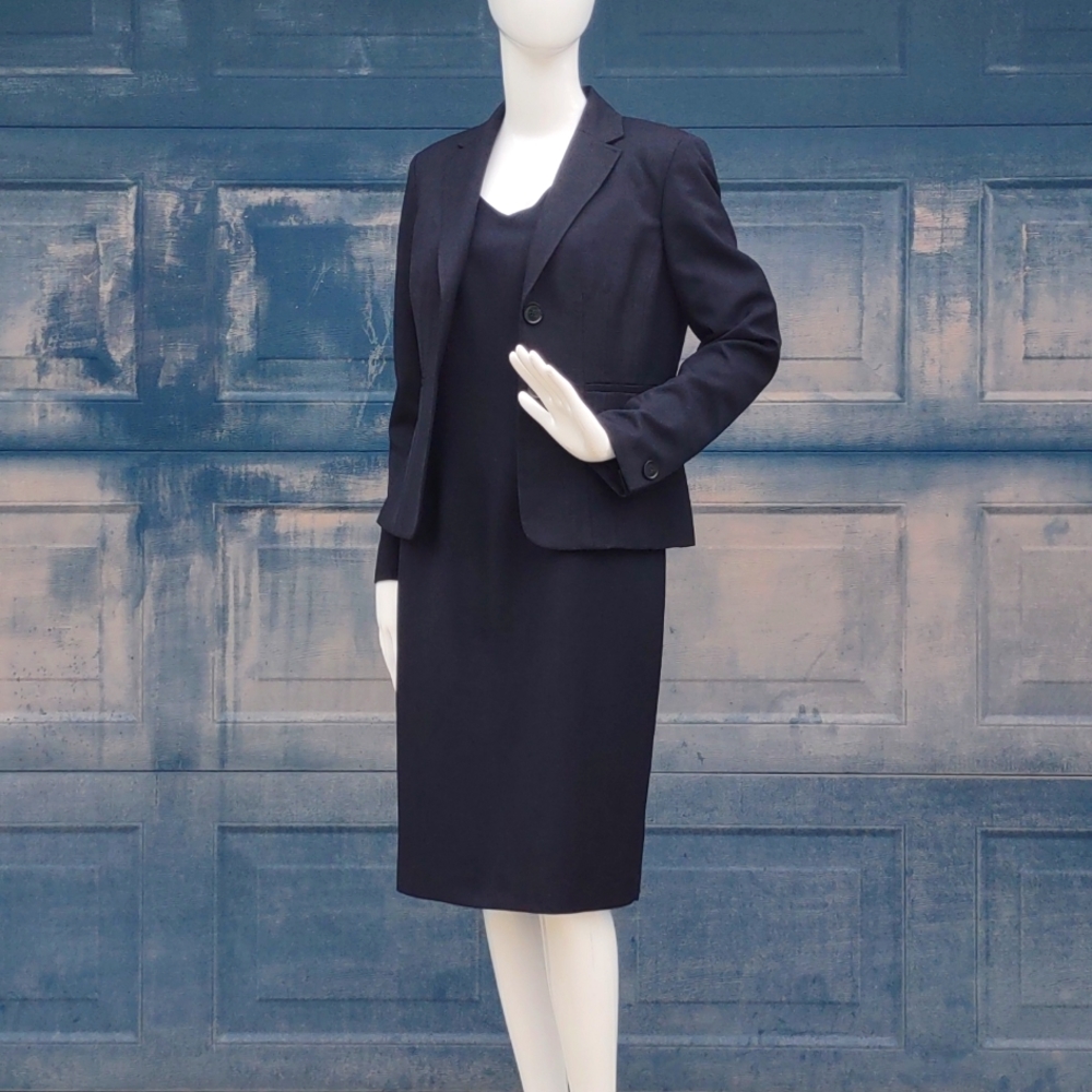 Kasper Separates Ladies (2) Piece Dress/Blazer Suit Set